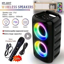 Cassa Bluetooth Karaoke Con