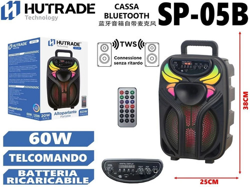 Cassa bluetooth ricaricabile - bluetooth,