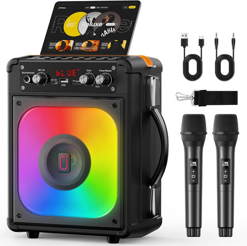 Karaoke con microfono - karaoke, microfono,